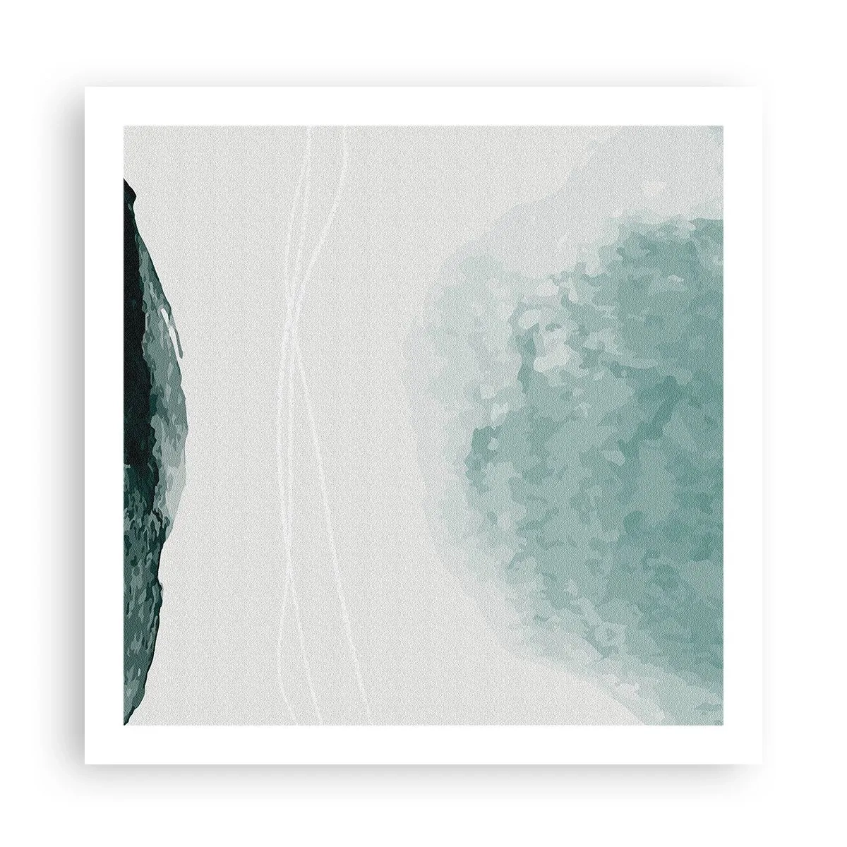 Poster - Encounter With Fog - 60x60 cm