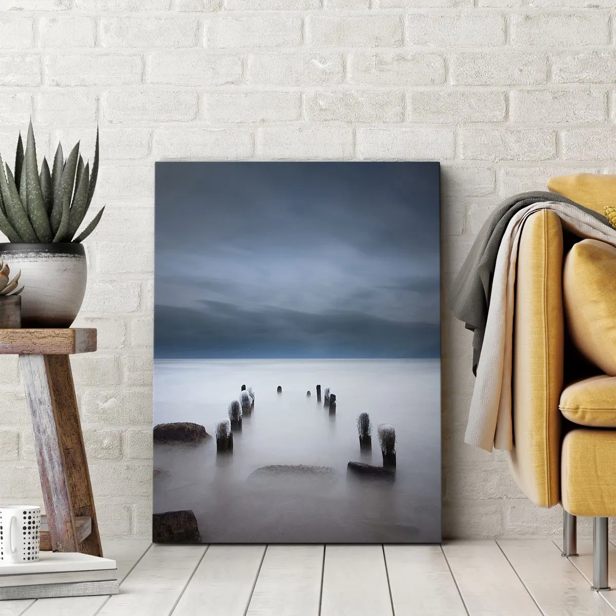 Canvas picture - Pensive Lake - 70x100 cm