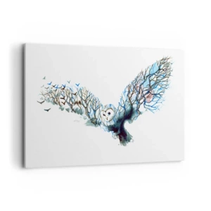Canvas picture - On Wings of a Forest - 120x80 cm