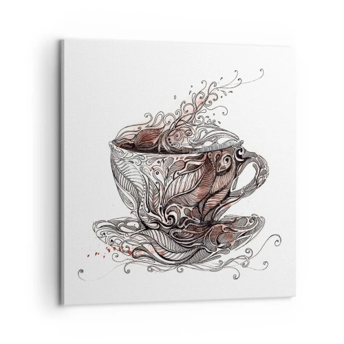 Canvas picture - Tea Time - 60x60 cm