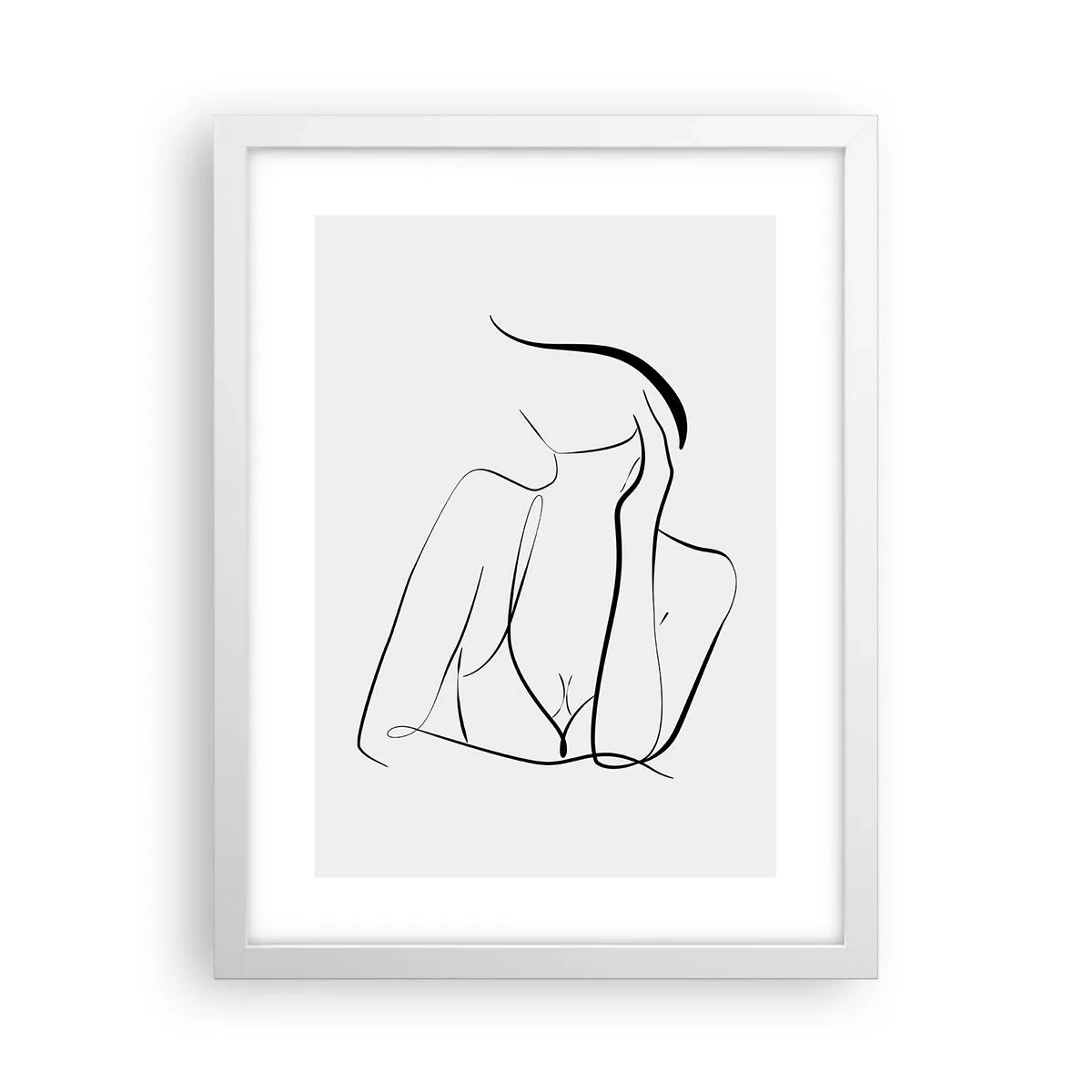 Poster in white frmae - On Waves of Dreams - 30x40 cm