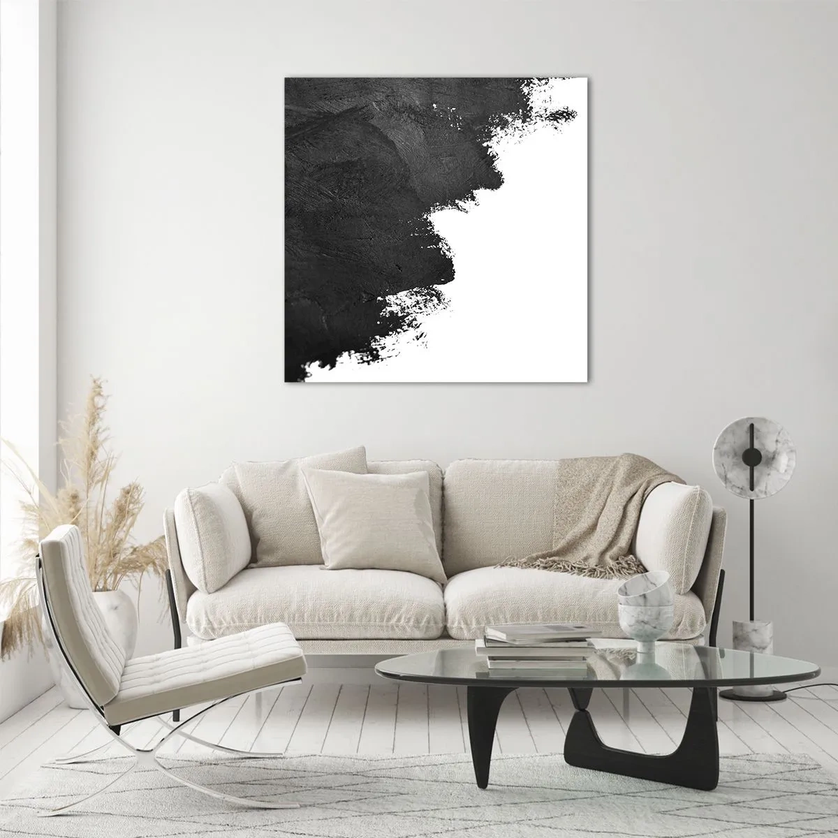 Glass picture - Elements: Earth - 40x40 cm