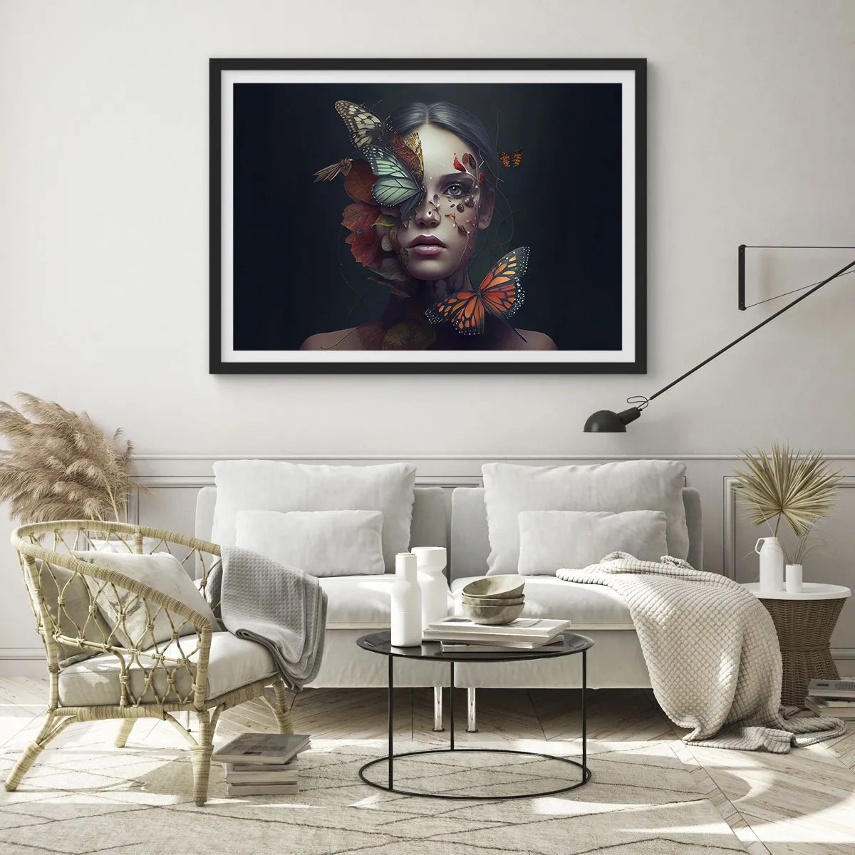 Poster in black frame - Wonderful Metamorphosis - 50x40 cm