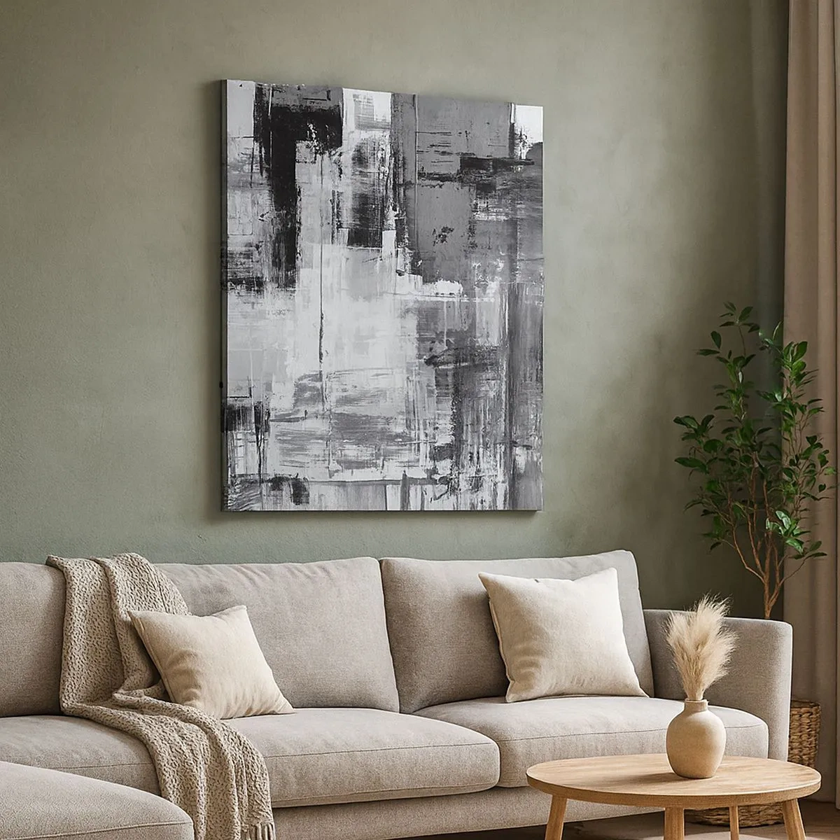 Canvas picture - Grey is Beautiful - 30x30 cm