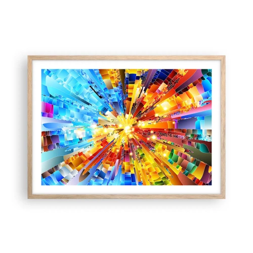 Poster in light oak frame - In Medias Res - 70x50 cm