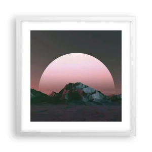 Poster in white frmae - In a Neighbouring Galaxy - 40x40 cm