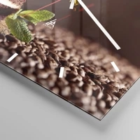 Clock face with lines