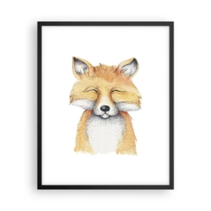 Poster in black frame - Fox Moods - 40x50 cm
