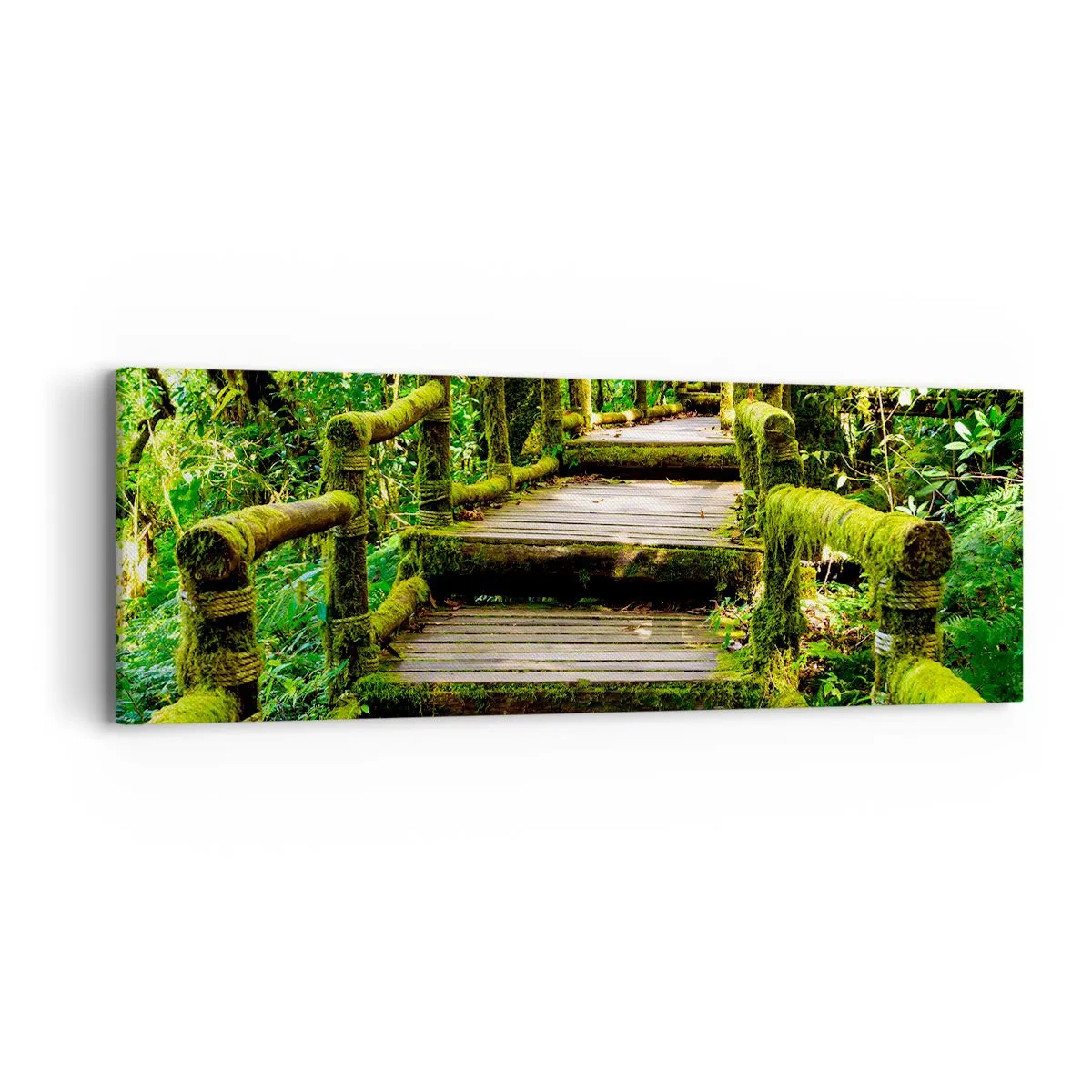 Canvas picture - Down the Green Path - 90x30 cm