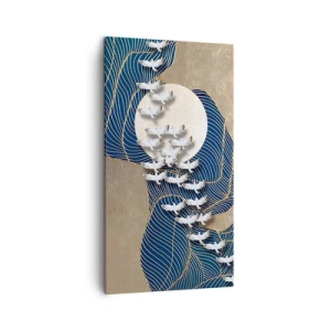 Canvas picture - Freedom, Travel, Community - 45x80 cm