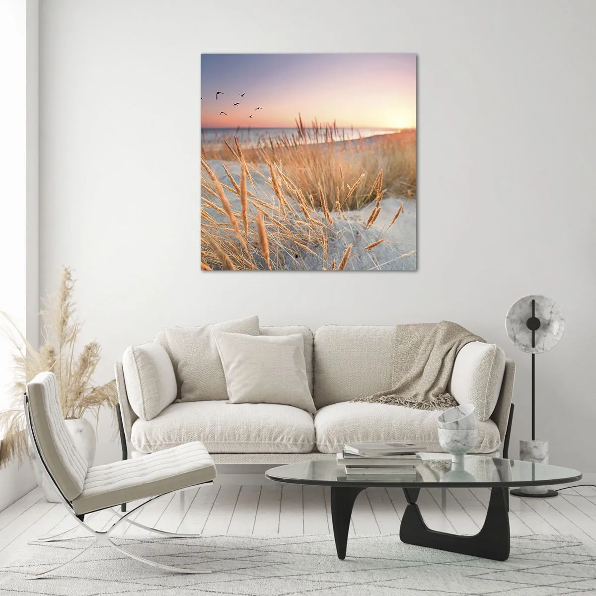 Glass picture - Baltic Lullaby - 60x60 cm