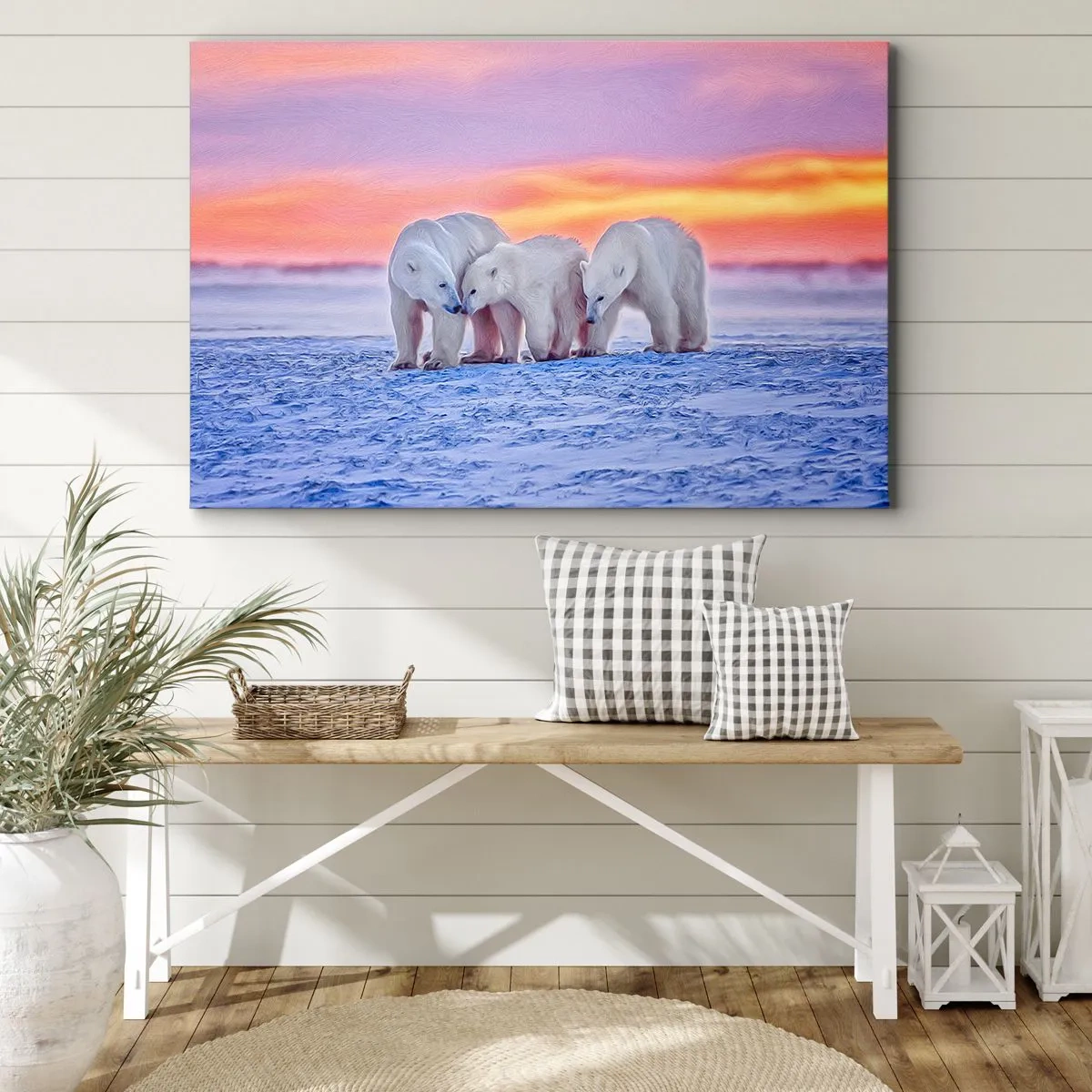 Canvas picture - Family Warmth Is Enough - 120x80 cm