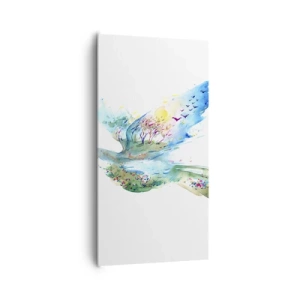 Canvas picture - On The Wings Of Nature - 65x120 cm