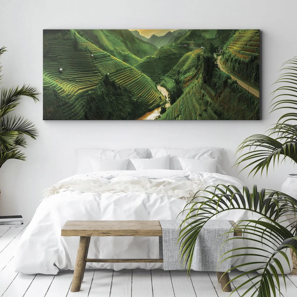 Canvas picture - Vietnamese Valley - 100x40 cm