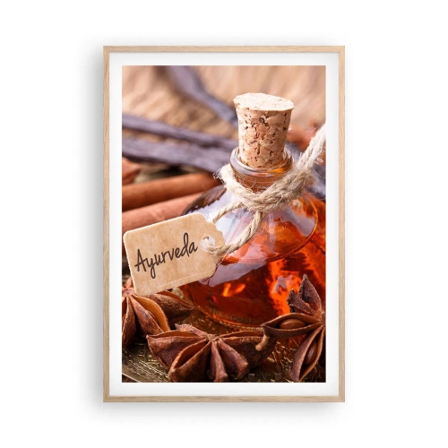 Poster in light oak frame - Unity of Body and Spirit - 61x91 cm