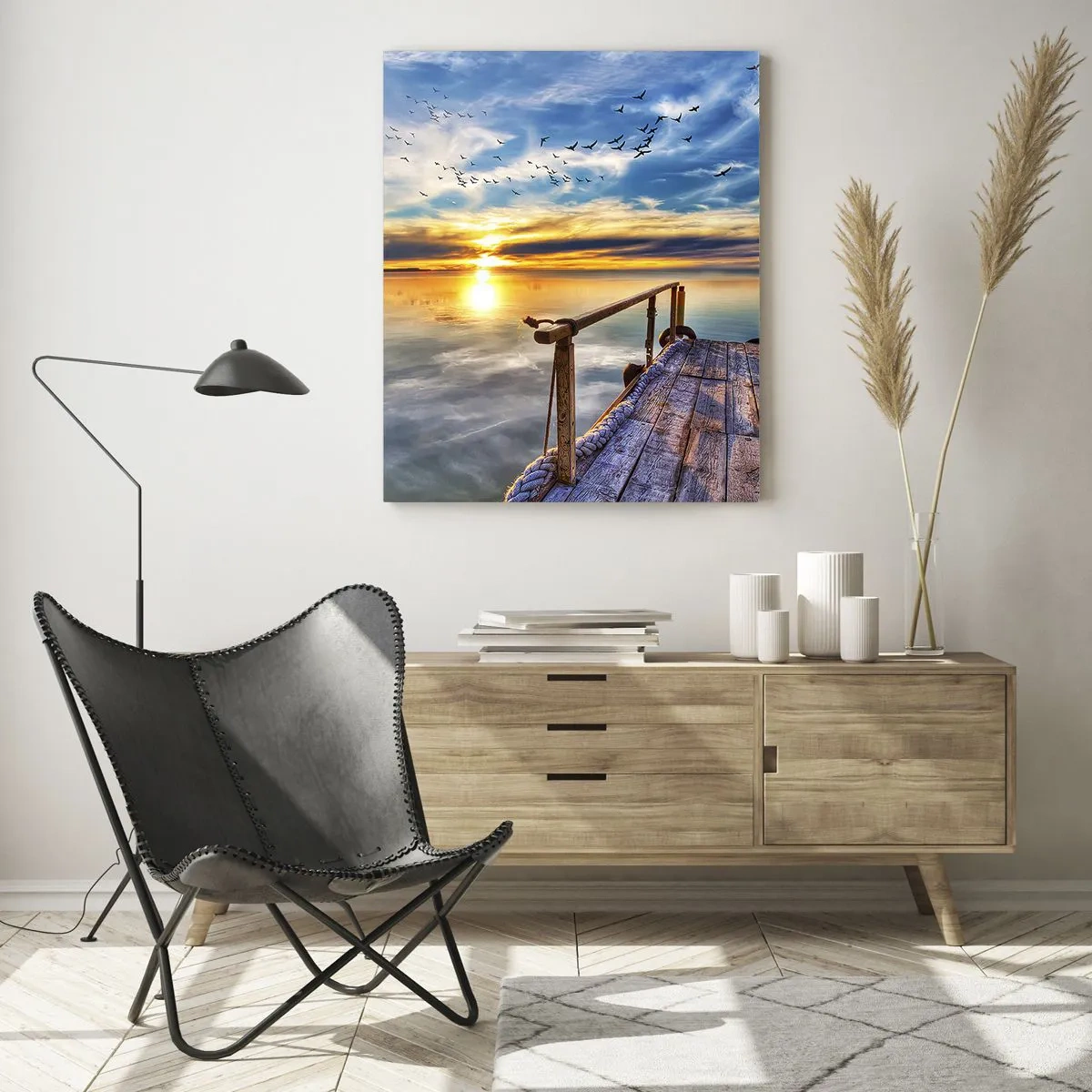 Glass picture - Wind is Taking a Break - 50x70 cm