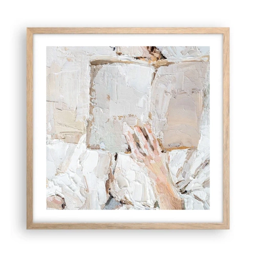 Poster in light oak frame - In Another World - 50x50 cm