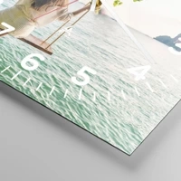 Clock face with numbers