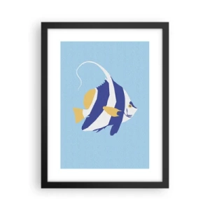 Poster in black frame - Miss of Tropical Waters - 30x40 cm