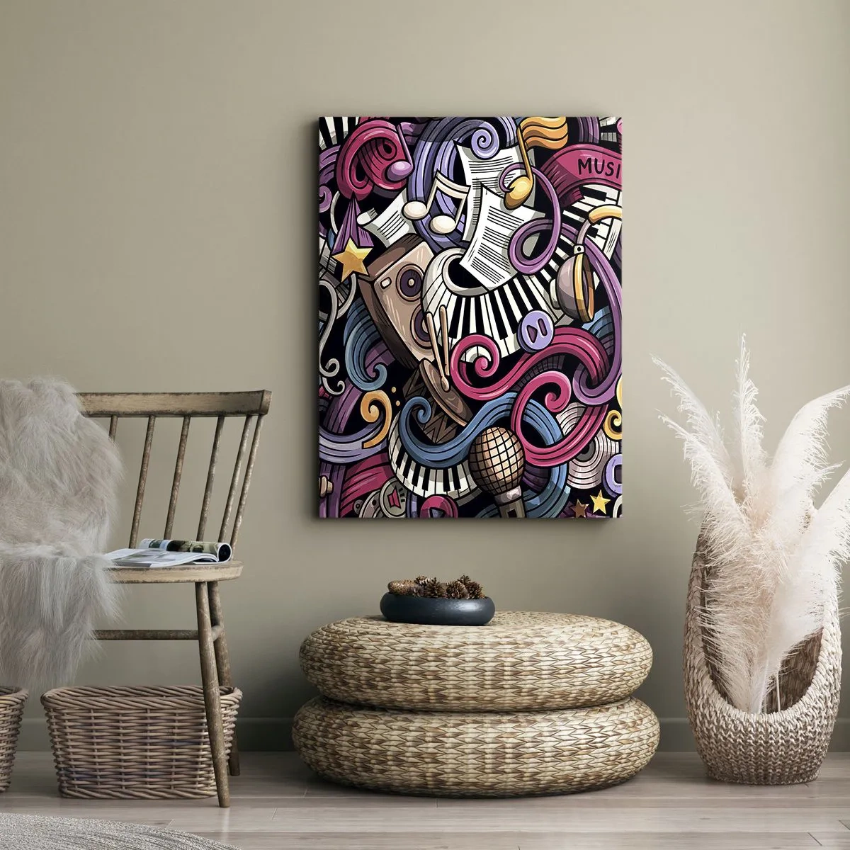 Canvas picture - Complicated Melody - 50x70 cm