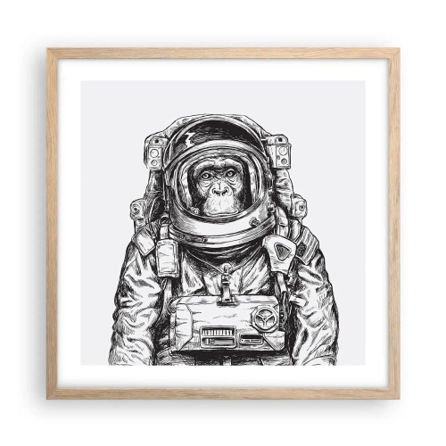 Poster in light oak frame - Alternative Revolution - 50x50 cm