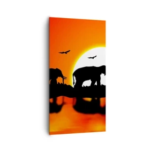 Canvas picture - And in the Evening for a Small Drink - 65x120 cm