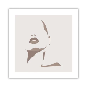 Poster - Created with Light and Shadow - 40x40 cm