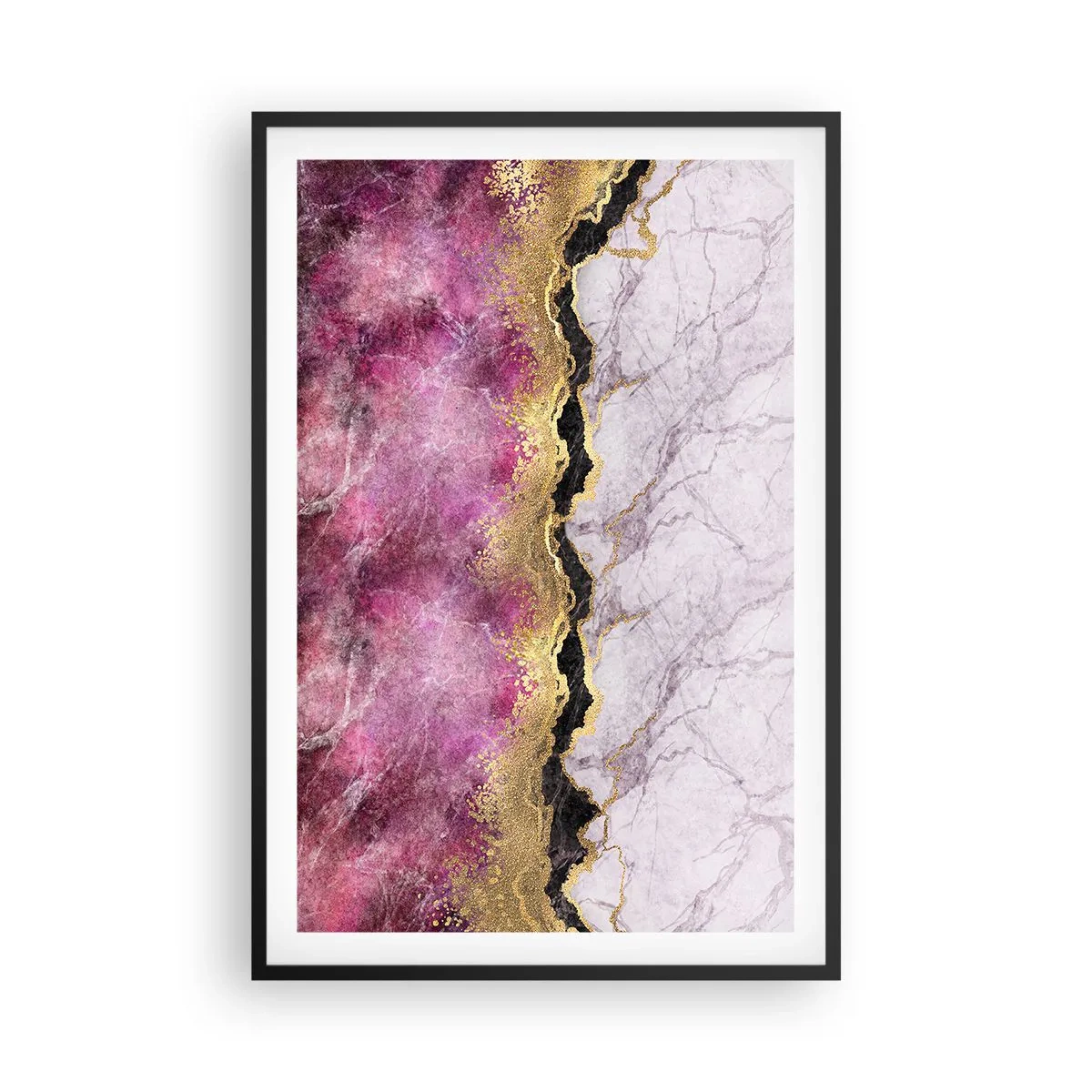 Poster in black frame - On the Border - 61x91 cm