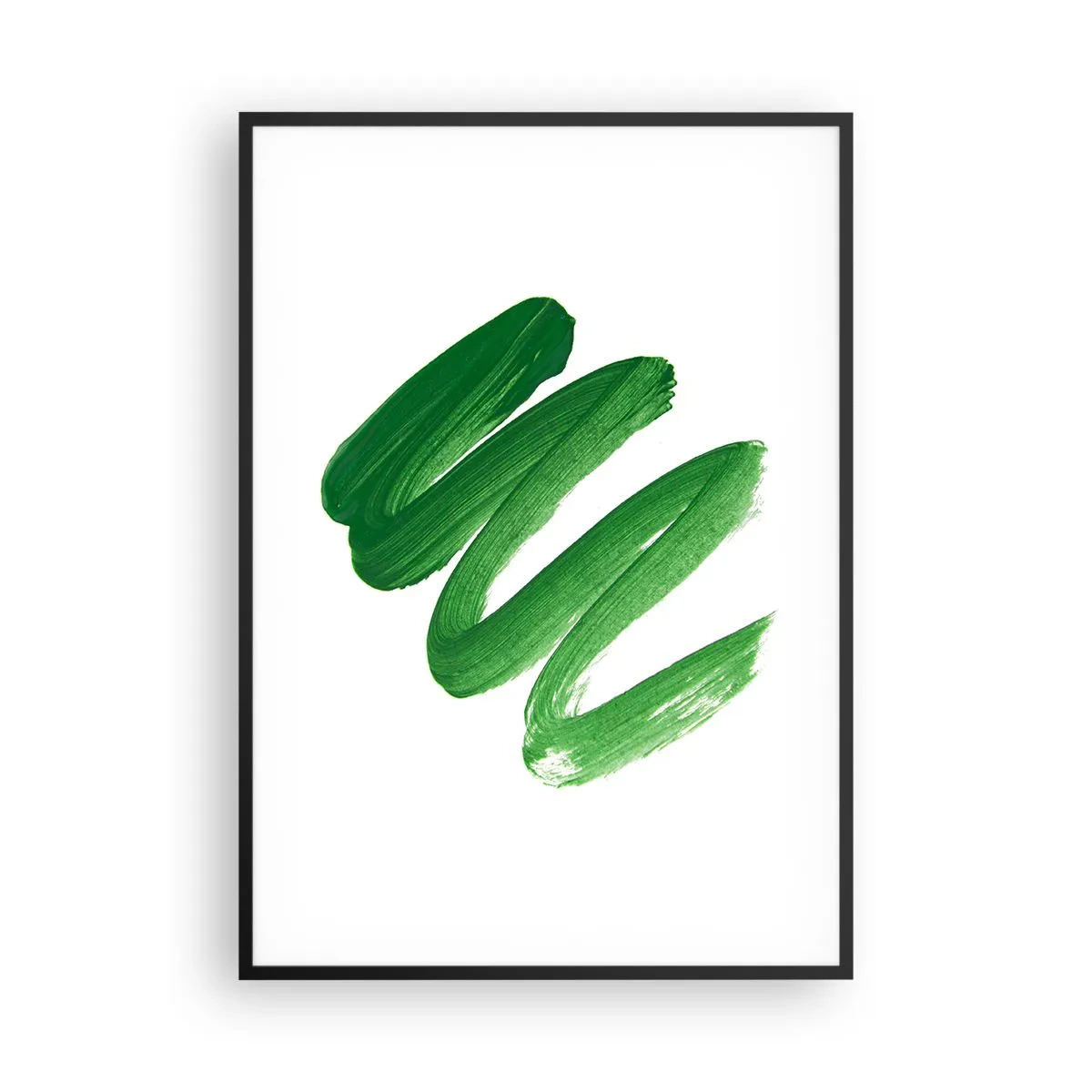 Poster in black frame - Green Joke - 70x100 cm