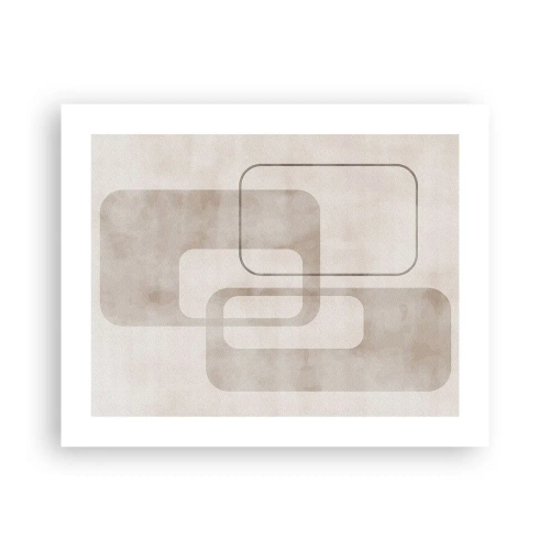 Poster - Geometrical Grout - 50x40 cm