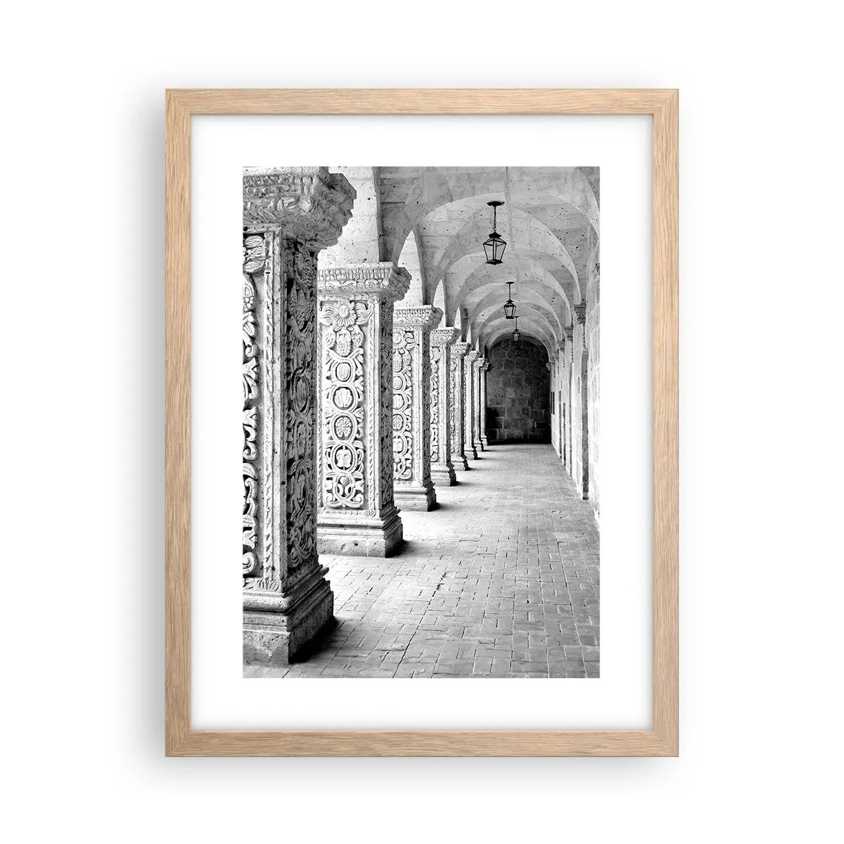 Poster in light oak frame - Where is this Going...? - 30x40 cm