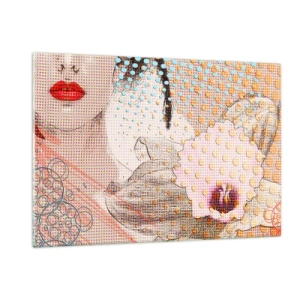 Glass picture - Comic Heroine - 120x80 cm