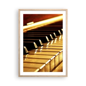 Poster in light oak frame - Unlimited Possibilities - 50x70 cm
