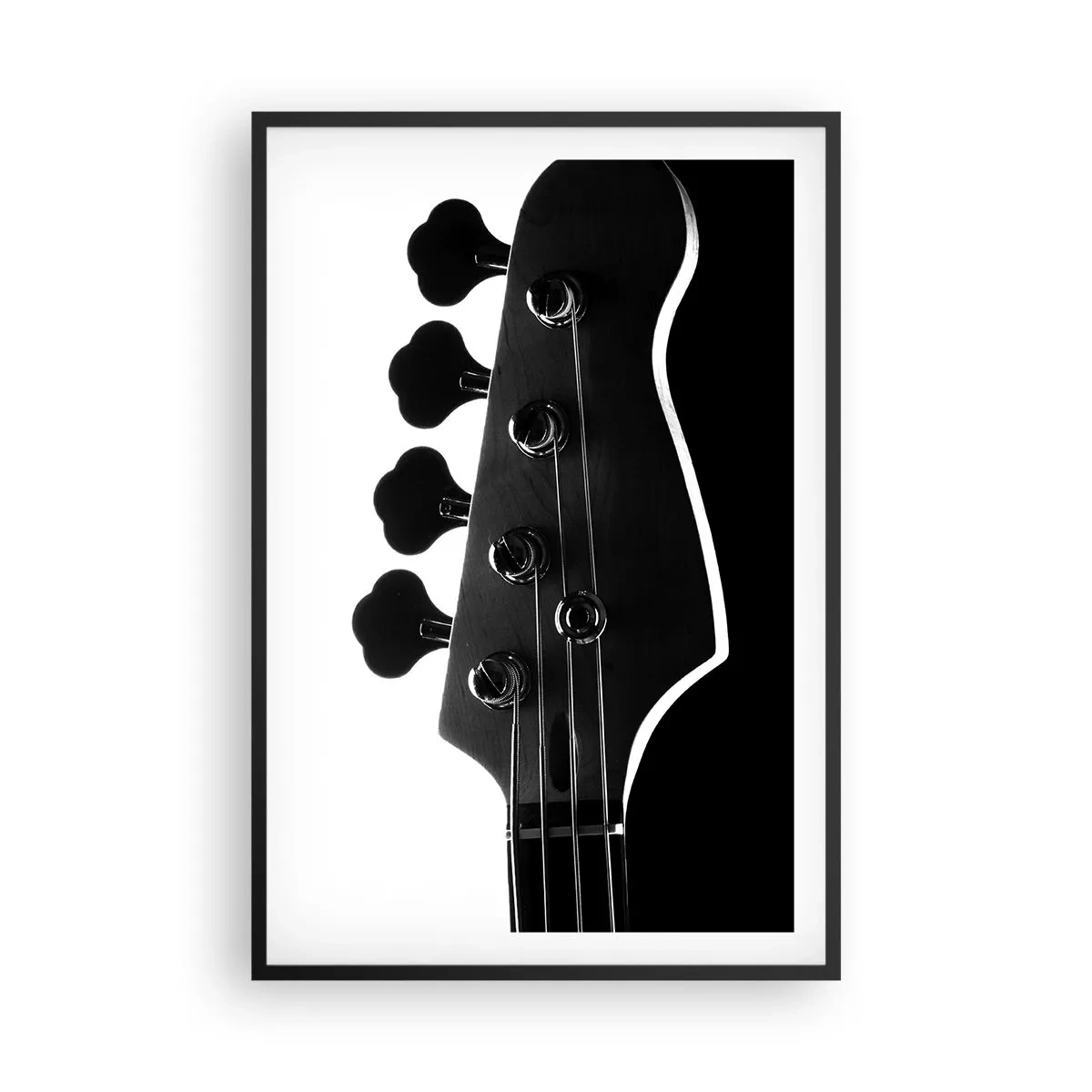 Poster in black frame - Rock Silence - 61x91 cm