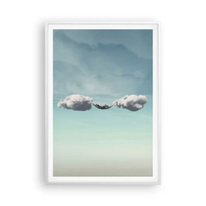 Poster in white frmae - Blissful Moment - 70x100 cm