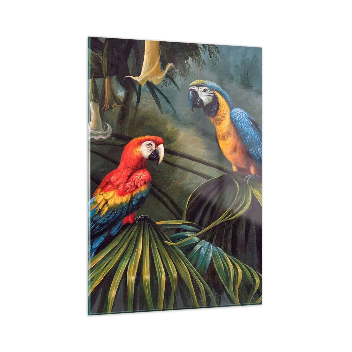 Glass picture - Romanticism in Tropics - 50x70 cm