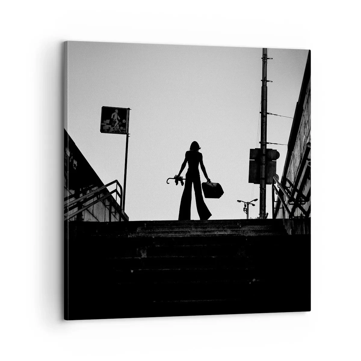 Canvas picture - City Wander - 60x60 cm