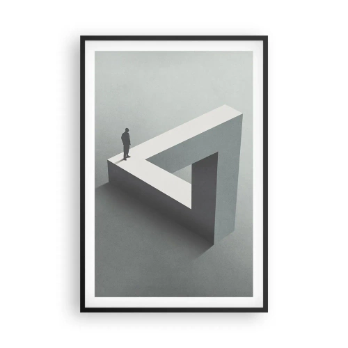 Poster in black frame - And Yet It Is Possible - 61x91 cm