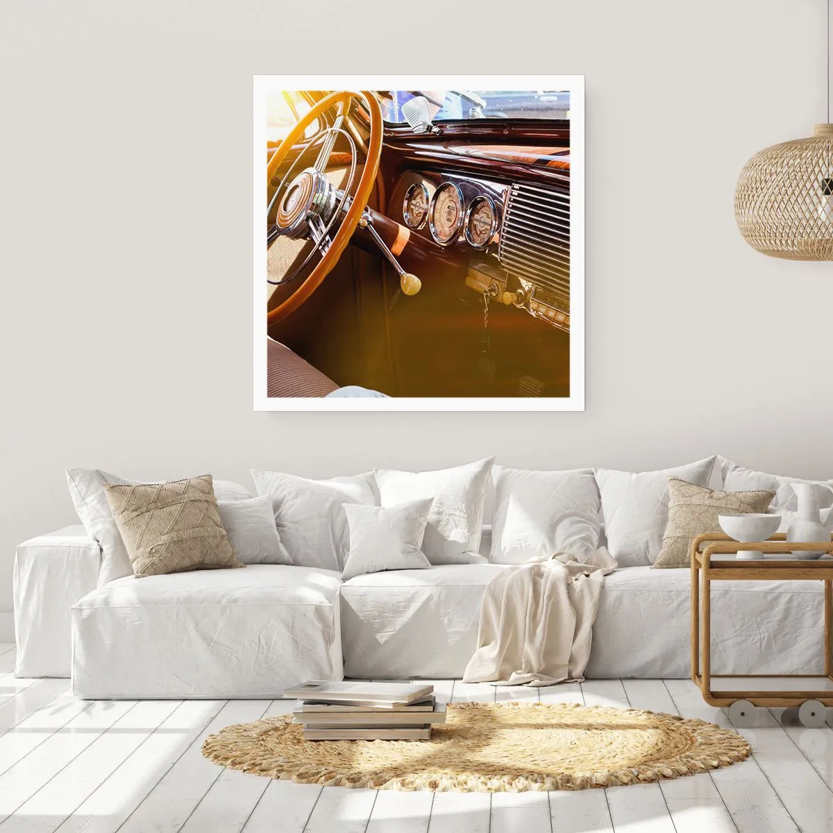 Poster - Breath of Luxury form the Past - 40x40 cm