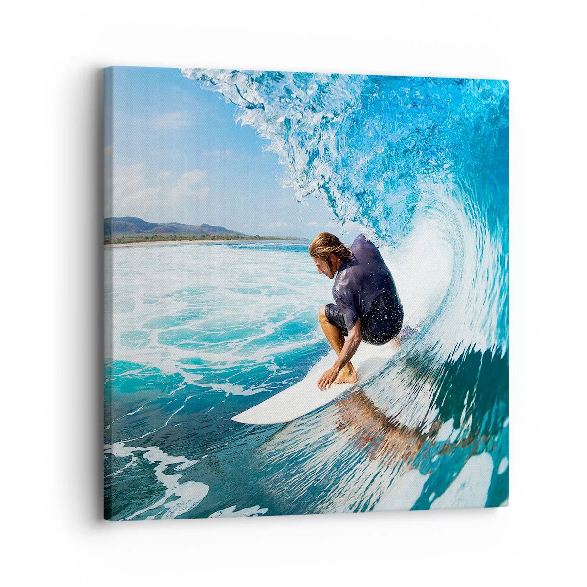 Canvas picture - Dancing with Waves - 30x30 cm