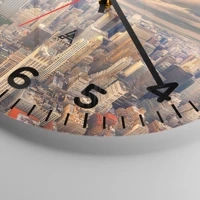 Clock face with numbers