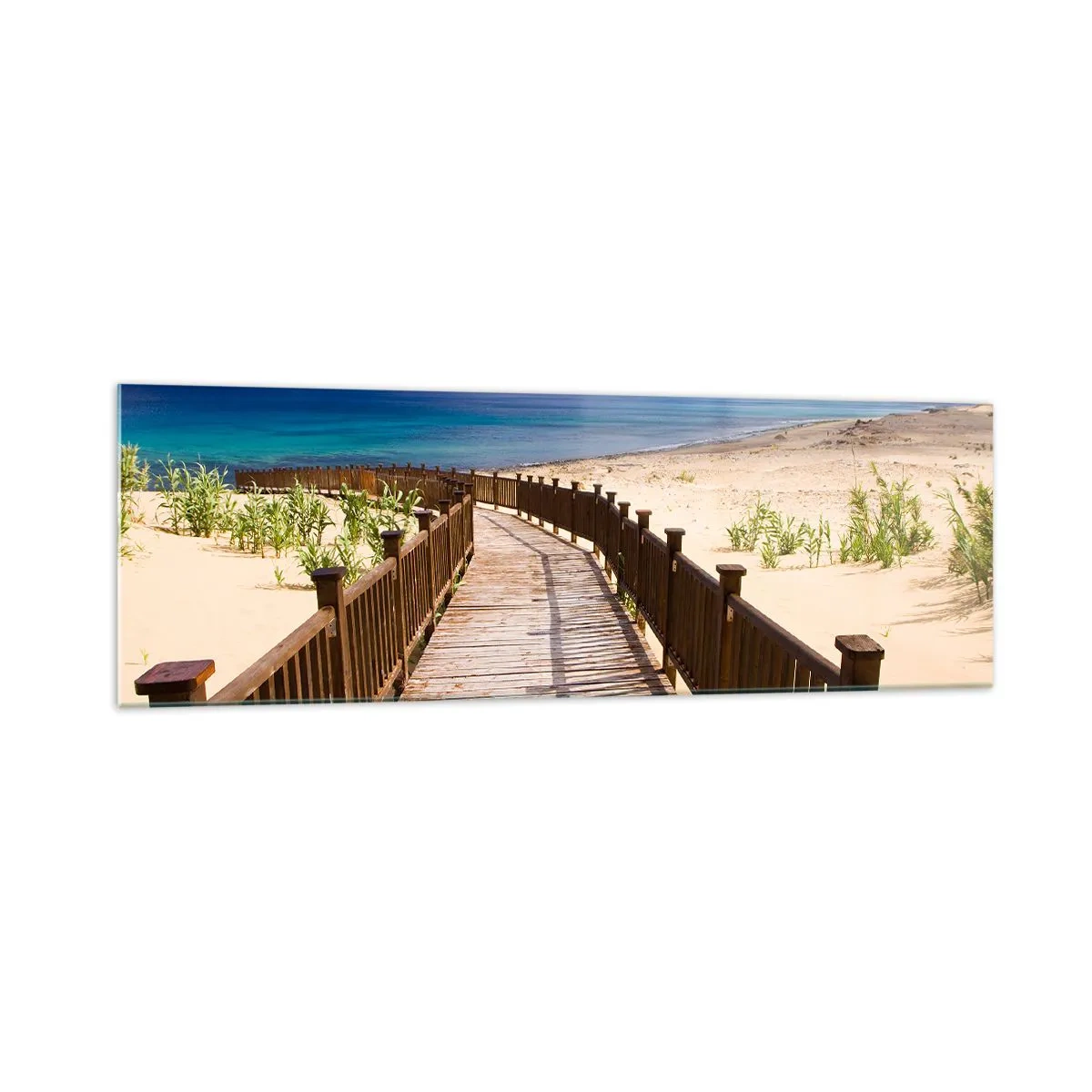Glass picture - Take Me to Happy Islands - 160x50 cm