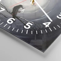 Clock face with numbers
