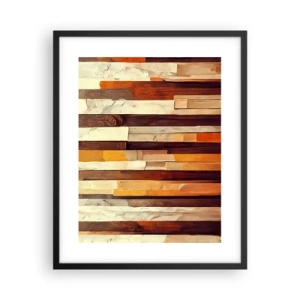 Poster in black frame - Anthem of Forest Birds - 40x50 cm