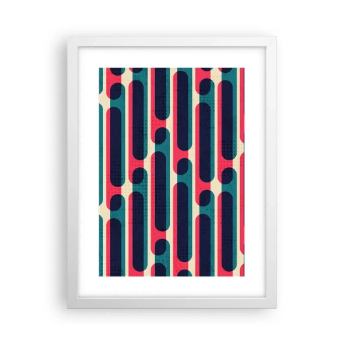 Poster in white frmae - Inwards and Forwards - 30x40 cm