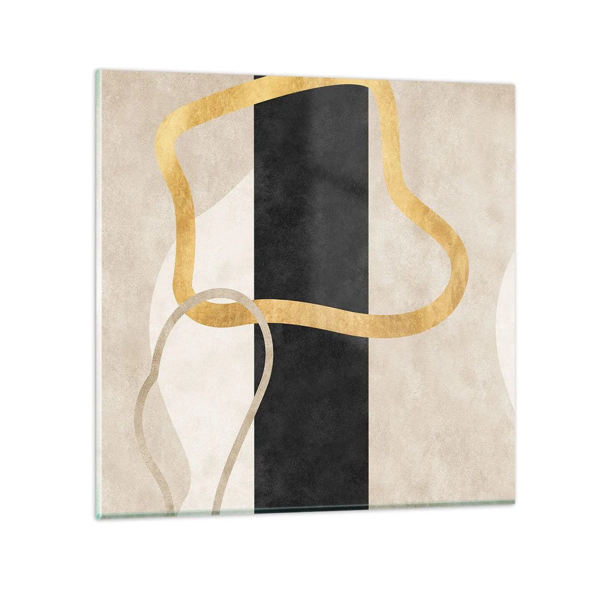 Glass picture - Shapes in Loops - 60x60 cm