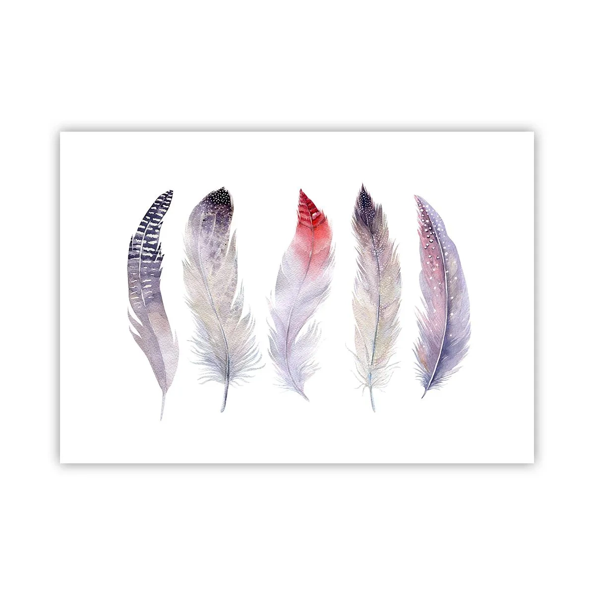 Poster - Delicate Like Pink Fog - 100x70 cm