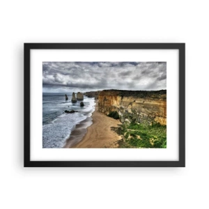 Poster in black frame - Raw Beauty - 40x30 cm