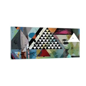 Glass picture - It is So Simple - 100x40 cm