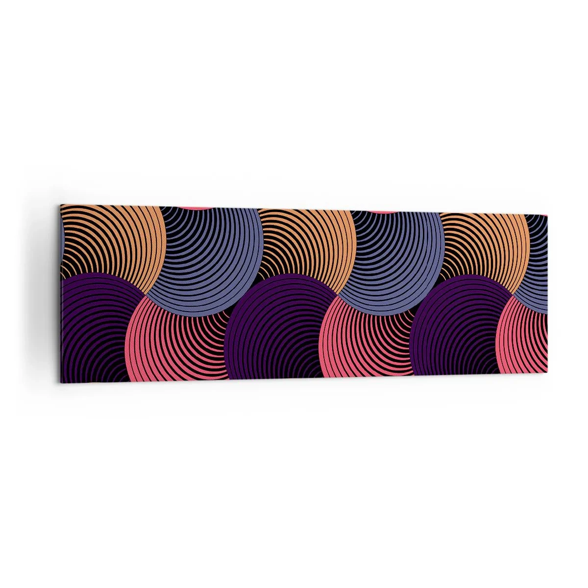 Canvas picture - In a Circular Rhythm - 160x50 cm